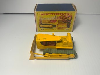 Matchbox K-3 Caterpillar D-9 Bulldozer With Box