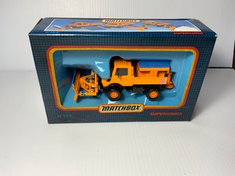 Matchbox K163 Unimog Plow Truck With Sander