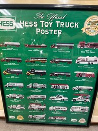 2000 Hess Truck Framed Poster