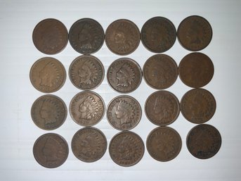 20 Indian Pennies