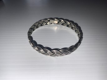 Sterling Silver Rope Twist Bracelet