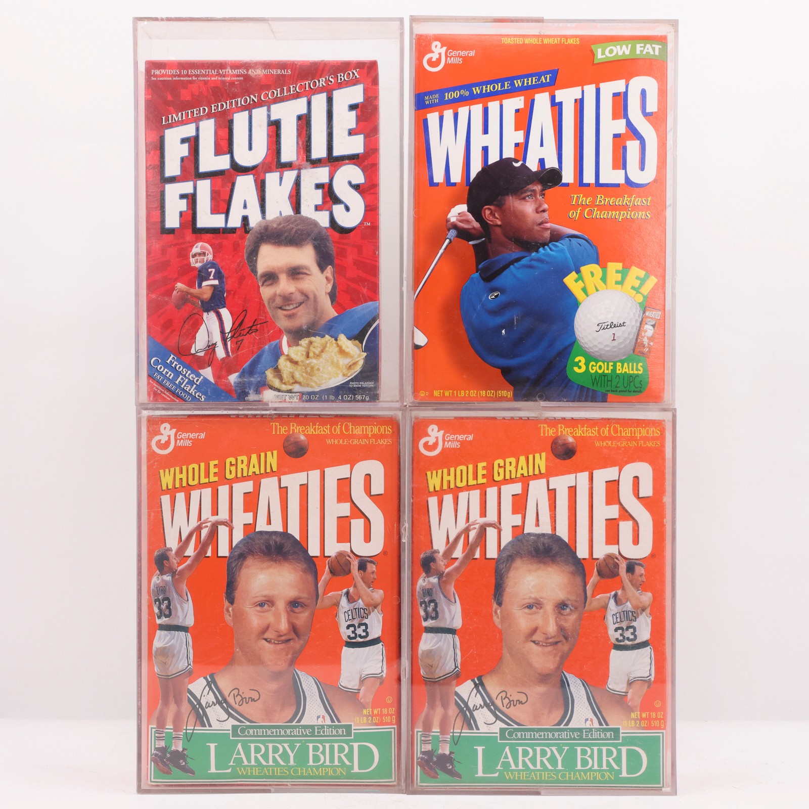Collector Cereal Boxes (Wheaties And Flutie Flakes) - 8 Total: Michael ...