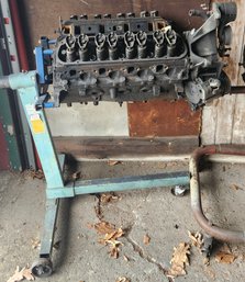 Ford 302 Engine W/ Stand
