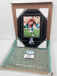 Andre Tippett - New England Patriots NFL Autographed Framed Photo W/ COA