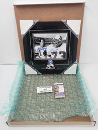 Steve Grogan & John Hannah - New England Patriots NFL Autographed Dual Signed Framed Photo W/ COA