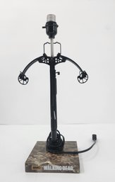 Walking Dead Daryl's Crossbow Shaped Table Lamp Base - Works