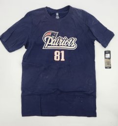 New With Tags - New England Patriots Aaron Hernandez T-shirt Size Kids XL *Stained*