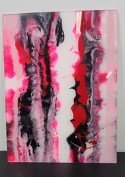 Keith Pawlak Signed Fluid Abstract Design Artwork