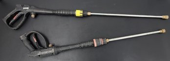 2 Pressure Washer Spray Guns - 1 Is Ryobi