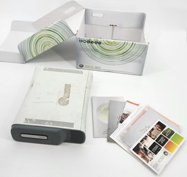 Microsoft Xbox 360 Console In Box W/ Manuals - No Cables