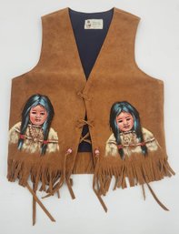 Child's Handmade Vest Mexican Indigenous Style / Pieles Apache