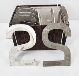 Box Of 9 Vintage Style Metal Number Two's (2's) For Signs Or Addresses - Taken Off Businesses
