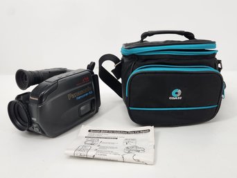 Black Panasonic Palmcorder IQ Camcorder With Carrying Bag