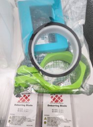 Large Craft Supply Lot: Epoxy Resin Kit, Heat Gun, Various Embellishments