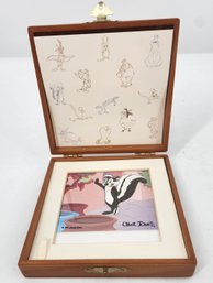 Chuck Jones Signed Pepe Le Pew Cel Warner Bros 1994 Limited Edition In Box