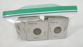 Lot Of 22 Pre-1965 US Silver Dimes Collection - Lot 1