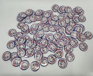 Lot Of 100 New England Patriots 1985 AFC Champions Super Bowl XX Pins - Lot 1