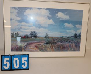 40' X 27' - Framed Art Work - Unknown Artist