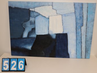 48' X 32' - Framed Art Work Canvas Painting - Unknown Artist