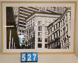 GIANT 58' X 41' - Framed Art Work - Unknown Artist