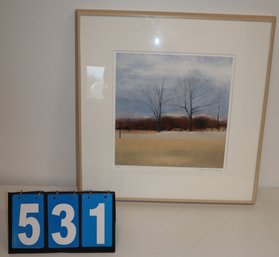 23' X 23' - Framed Art Work - Unknown Artist - 5/95