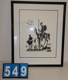 27' X 33' - Framed Art Work Print - Picasso - 1955
