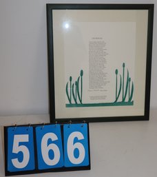 17.5' X 20' - Framed Art Work - Victrolas - SIGNED Thomas Rabbitt - 1992