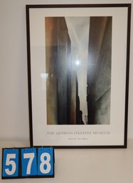 22.5' X 36.5' - Framed Art Work - Georgia O'Keeffe Museum - Santa Fe New Mexico