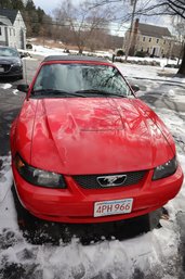 2003 Ford Mustang Red Convertible - Runs W/ Title
