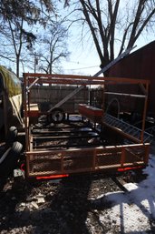 1988 Homem LE4000 Utility Trailer With A Cage