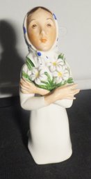Boehm Kneeling Girl Figurine