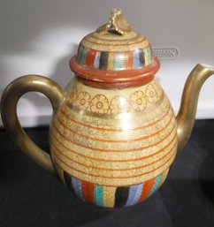 1950'S  SATSUMA MADE IN JAPAN  TEA POT 1000 FACES