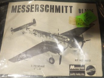 MATTEL 1/72 SCALE MESERSCHMITT KIT