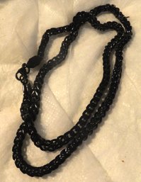 24' STAINLESS NECKLACE WITH ENAMEL FINISH