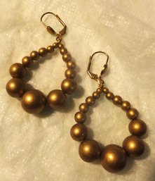BEAD PIERCED EARRING
