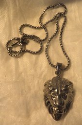 20' LION HEAD NECKLACE