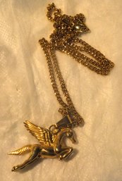 28' CHAIN WITH GOLD TONE STAINLESS STEEL PEGASUS