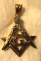 MASON PENDENT GOLD TONE 2'