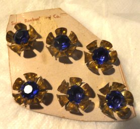 VINTAGE 6 SEARS & ROEBUCK BUTTONS