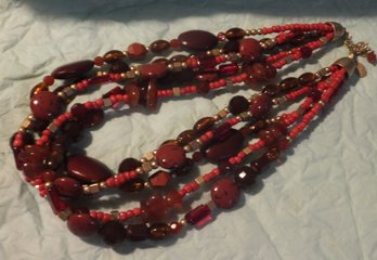 BEADED FASHION NECKLACE 20'