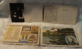 4 VINTAGE POST CARDS