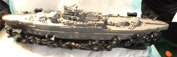 PLASTIC BATTLE SHIP 17' LONG