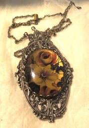 VINTAGE PENDENT NECKLACE W/24' CHAIN