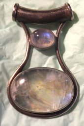 STERLING PENDENT W/ABALONE STONE