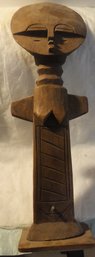 VINTAGE  AFRICAN FERTILITY WOOD CARVING FIGURE