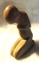 MODERN ART SOAPSTONE SCULPTURE 3 1/2'
