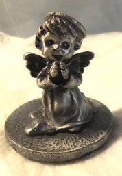 PEWTER ANGEL 1 1/2'