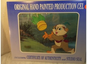 HAND PAINTED PRODUCTION CEL W/ CERTIFICATE
