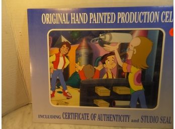 HAND PAINTED PRODUCTION CEL W/ CERTIFICATE