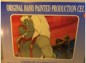 HAND PAINTED PRODUCTION CEL W/ CERTIFICATE